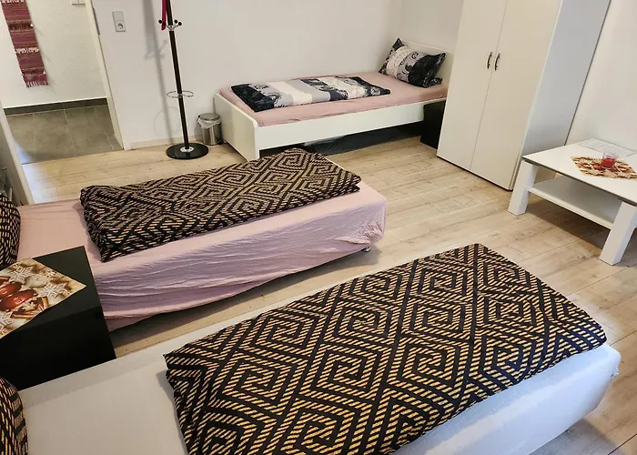 Md, 2 Doppelzimer Deluxe In Preis- Leistung , Eg, 1 Einelbett, 1 Qeensize Doppelbett 1 Romantikzimmer 79 Qm Апартаменты *